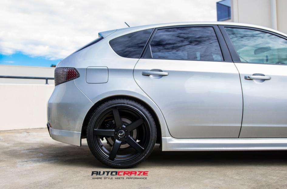 SUBARU IMPREZA R5 SATIN BLACK